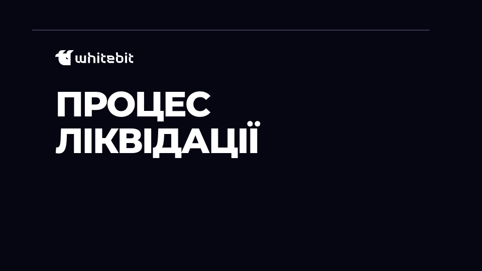 Процес ліквідації на WhiteBIT: Margin Call при 25% скасовує відкриті ордери, далі часткова ліквідація від найменших Initial margin